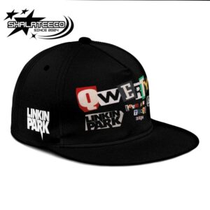 The Hunting Party Linkin Park Logo QWERTY Ransom Note Live In Tokyo 2006 Merchandise Snapback