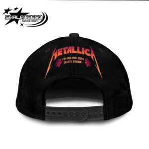 Metallica Night 1 In Foxborough MA Limited Merch M72 North American Tour 2024 At Gillette Stadium On August 2 2024 Snapback