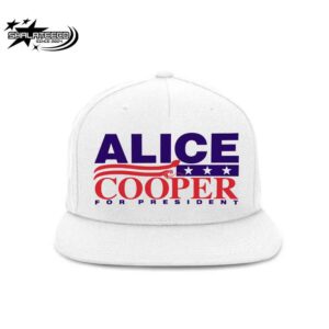 Alice Cooper For President Merchandise Hat-Cap Snapback