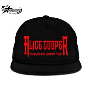 Alice Cooper Too Close For Comfort Tour Hat-Cap Snapback