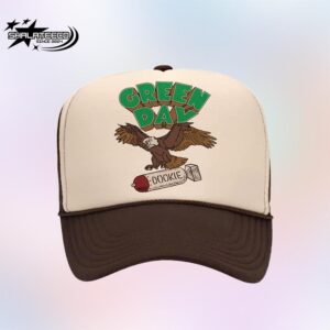 Green Day Dookie Eagle Trucker Hat