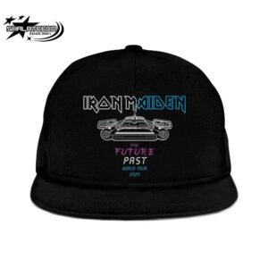 Iron Maiden 2024 Future Past Tour Somewhere On Tour Space Car Merchandise Classic Cap