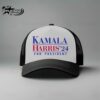 Kamala Harris 24 Lets Finish The Job Trucker Hat