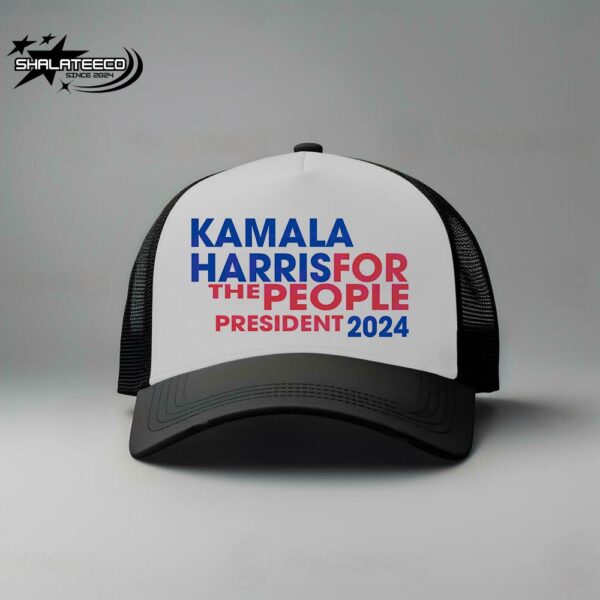 Kamala Harris For The People President 2024 Trucker Hat