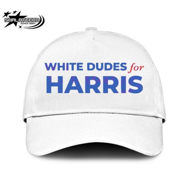 Kamala Harris White Dudes For Harris Hat-Cap