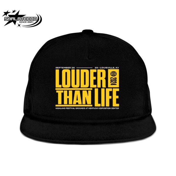 Louder Than Life 2024 On Sunday 26-29 In Louisville Kentucky Highland Festival Grounds At Kentucky Exposition Center Merchandise Snapback