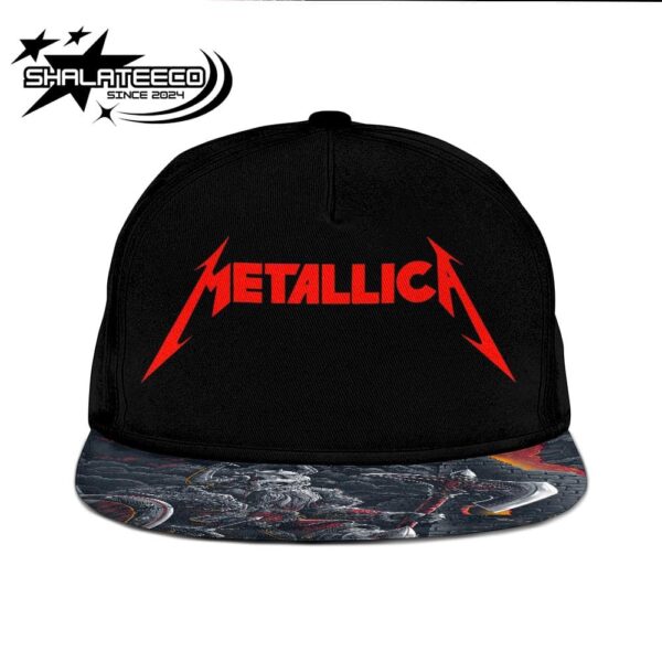 Metallica M72 World Tour Merch For Minneapolis MN No Repeat Weekend At US Bank Stadium M72 North American On 8 18 2024 Merchandise Hat-Cap Snapback