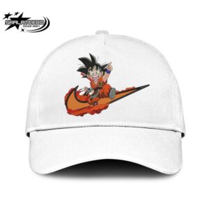 Nike Logo Dragonball Goku Chibi B Embroidery Merchandise Hat-Cap