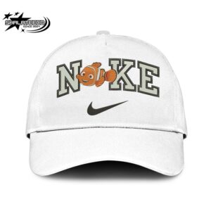 Nike Logo Finding Nemo Smile Embroidery Merchandise Hat-Cap