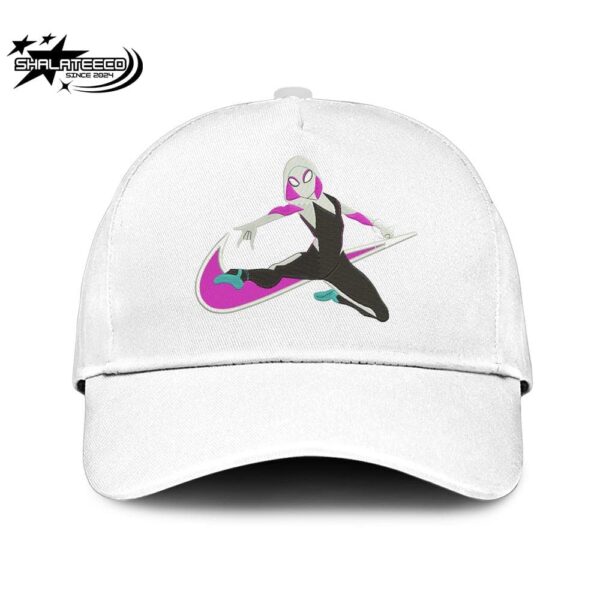 Nike Logo Gwendolyne Maxine Gwen Stacy Spider Man Marvel Studios Embroidery Merchandise Hat-Cap