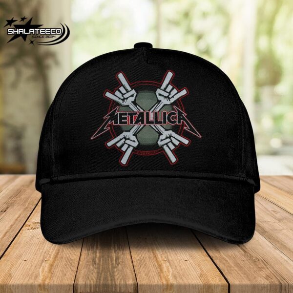 Official Band Merch Metallica Metal Horns Hat Cap