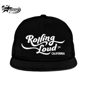 Rolling Loud California Logo 2025 At Holywood Park Frounds Adjacent To Sofi Stadium Hat-Cap Snapback