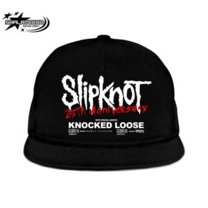 Slipknot 25th Anniversary Tour With Special Guests Knocked Loose Here Comes The Pain North America 2024 Merchandise Snapback