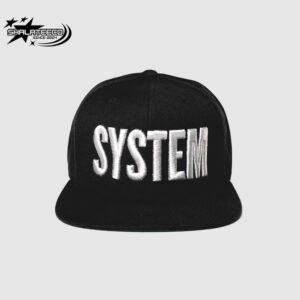 System Of A Down System Logo Embroidery Merchandise Snapback