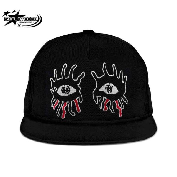 The Embroidered Eyes Hat By Alice Cooper Hat-Cap Snapback